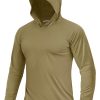 71jDwh9WjAL.jpg Men's UPF 50+ Sun Protection Lightweight Hoodie Shirts Long Sleeve Fishing Shirts SPF UV Hiking Swim