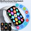 Smart Watch, 1.95" Smartwatch for Men Women(Answer/Make Call), Fitness Watch with 110+ Sports Modes/Heart Rate/Pedometer/Sleep