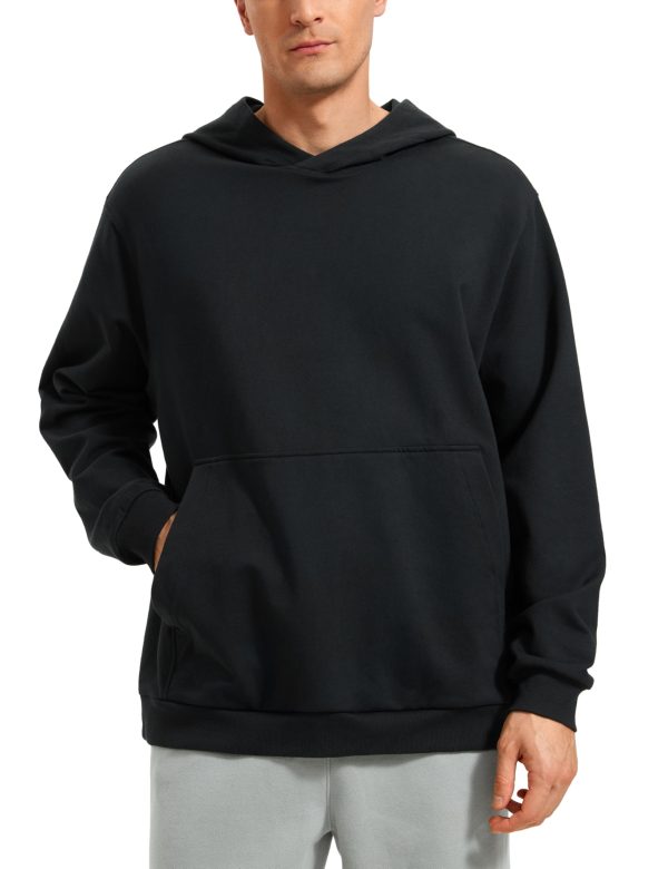 71qi9tGtD2L.jpg Mens Fleece Hoodies Basic Casual Hooded Sweatshirts Long Sleeve Pullover Workout Tops with Pocket