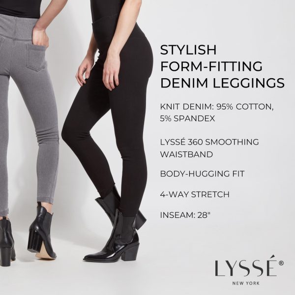 71rV2uCQ6sL.jpg Denim Leggings, Jeggings for Women, High Waisted Skinny Jeans, Ankle-Length Stretchy Jeans for Women