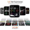Smart Watch with Alexa & Bluetooth Calls, 1.83" HD Fitness Tracker for Men Women, IP68 Waterproof, 120+ Workout Modes, 24/7