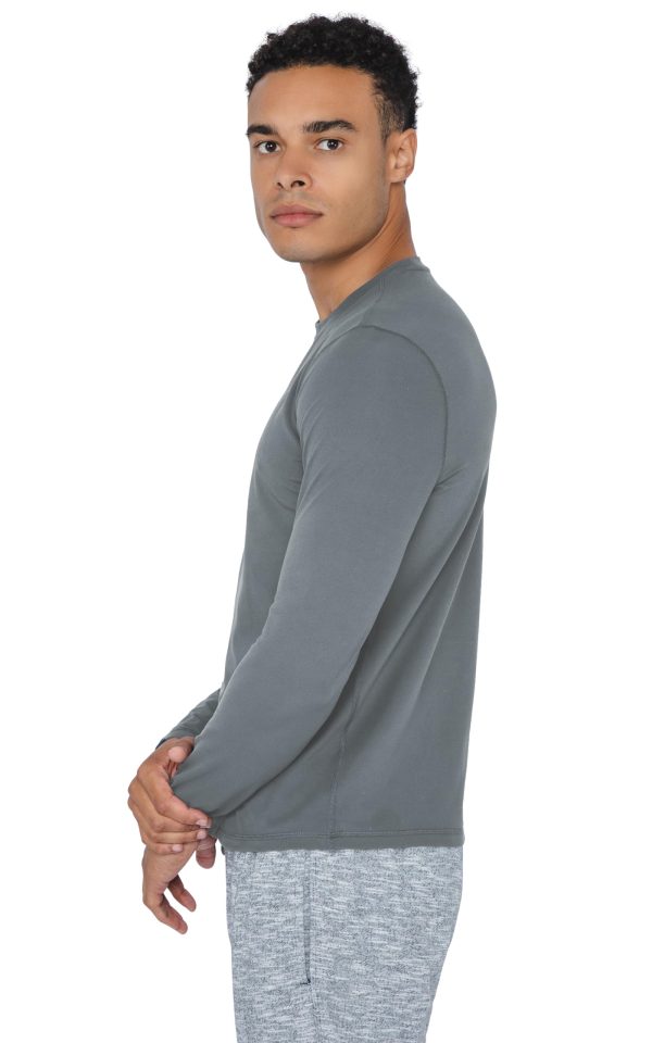 71sx4UB33HL.jpg Men’s Dry Fit Soft Crew Neck Long Sleeve Shirt Fitted Top