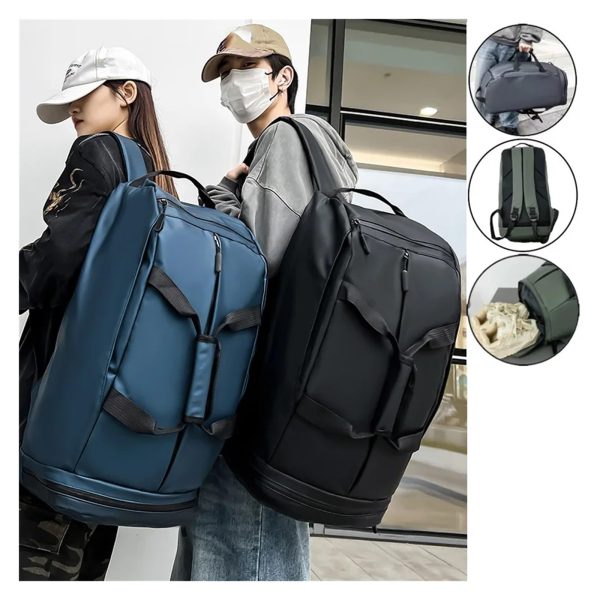 35L Gym Bag Yoga Fitness Duffel Backpack for Men Women Sport Bags with Shoes Pack Outdoor Camping Rucksack Travel Luggage