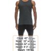 71xCSPA488L.jpg Mens Hipster Hip Hop Basic Tank Top Soft Premium Cotton Jersey Shirts, Small - 3XL Available