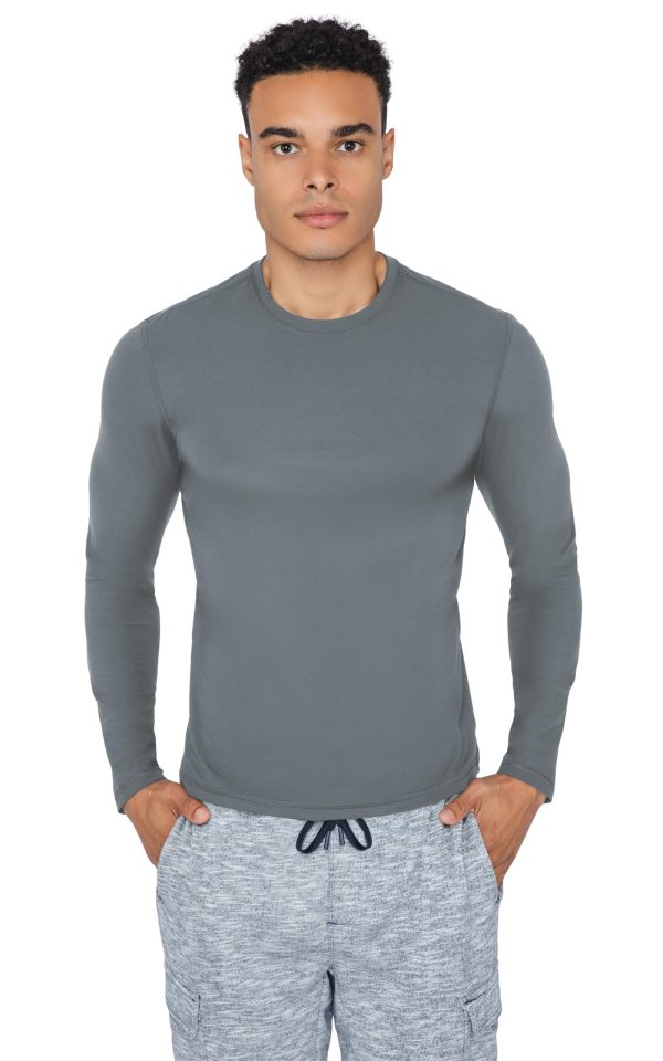 71xDIBfsfAL.jpg Men’s Dry Fit Soft Crew Neck Long Sleeve Shirt Fitted Top