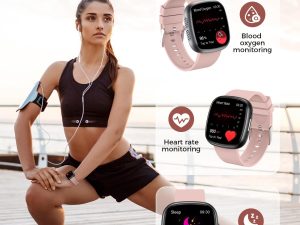 Smart Watches for Men Women with Bluetooth Call 1.72" HD Touch Screen Fitness Watch with Heart Rate/Sleep Monitor,100+ Sports
