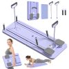Pilates Board - Pilates Reformer Set, Multi-Purpose Foldable Pilates Reformer Board for Home, 5 in 1 Pilates Sliding Board