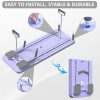 Pilates Board - Pilates Reformer Set, Multi-Purpose Foldable Pilates Reformer Board for Home, 5 in 1 Pilates Sliding Board