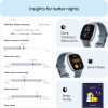Versa 4 Fitness Smartwatch with Daily Readiness, GPS, 24/7 Heart Rate, 40+ Exercise Modes, Fit Bit Smart Watch for Men and
