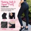 811QKOfpzL.jpg 25" SoftLuxe Stay Put Leggings in Black – High Waisted Workout Pants for Women – Buttery Soft, Squat Proof, Silicone Grip