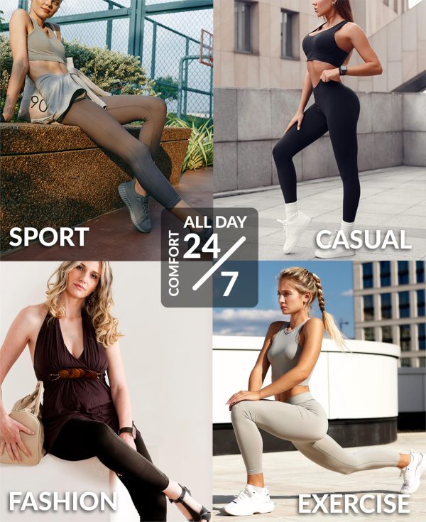 819RiccQr5L.jpg Womens Ultra Soft Cotton Stretch Full Length Footless Leggings Skinny Pant Tights | Multi Packs & Colors