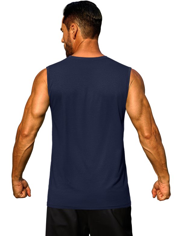 81ARmNPL5L.jpg Men's Tank Top UPF 50+ Cotton Sleeveless Shirt Lightweight Casual Gym Workout Shirts Cooling Muscle Tee Shirt