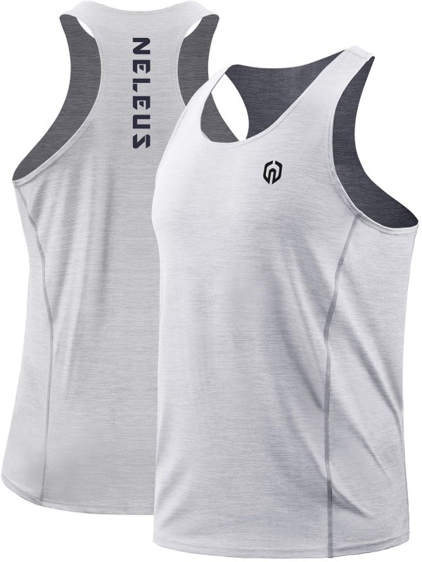 81MLqWxD7gL.jpg Men's 3 Pack Running Tank Top Dry Fit Y-Back Athletic Workout Tank Tops