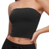 81S2w1ytkmL.jpg Butterluxe Double Lined Tube Tops for Women Going Out Crop Sleeveless Tank Bandeau Strapless Casual Shirts