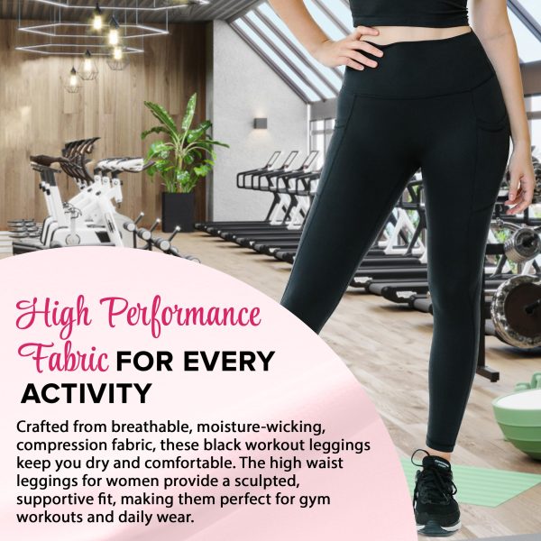 81T8je3a7LL.jpg 25" SoftLuxe Stay Put Leggings in Black – High Waisted Workout Pants for Women – Buttery Soft, Squat Proof, Silicone Grip