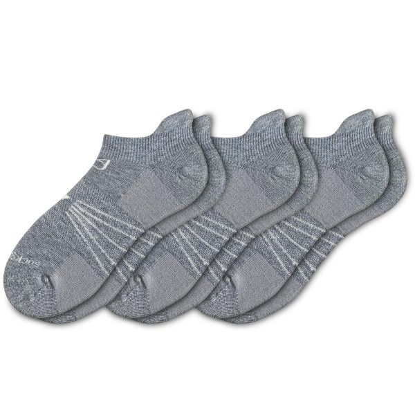 3/6 Pack Men's Women's Merino Wool Ankle Running Sport Soft Thick Cushion Athletic Socks for Walking Light Hiking