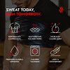 81fIqup2NfL.jpg Men's Sauna Suit Shirt Athletic Tee, Short Sleeve Compression T-Shirt, Performance Baselayer Workout Shirt