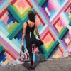 Organic Cotton Yoga Workout Tank Top Moon Phases Shirts Tops Tees Tanks for Women