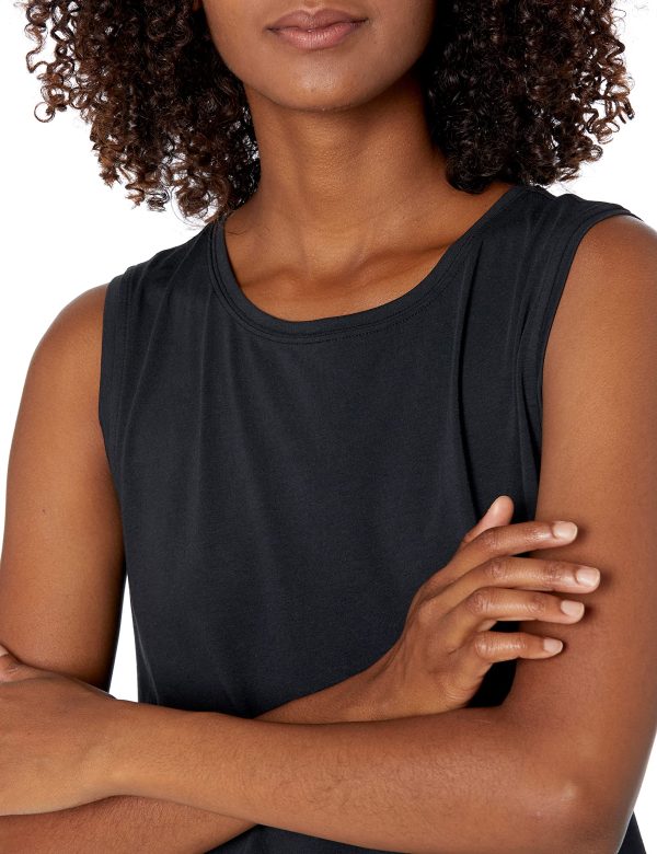 91ewJ3wZDfL.jpg Women's Soft Cotton Relaxed-Fit Yoga Tank Top (Available in Plus Size)